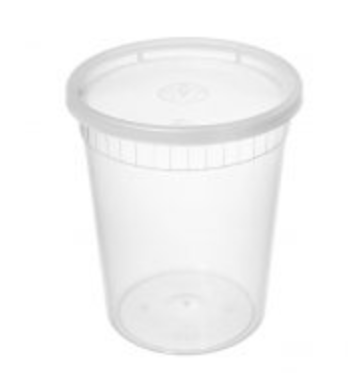 32oz Cup & Lid Combo Deli Container