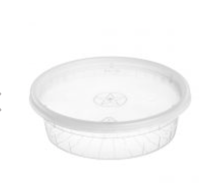 8oz Cup & Lid Combo Deli Containers